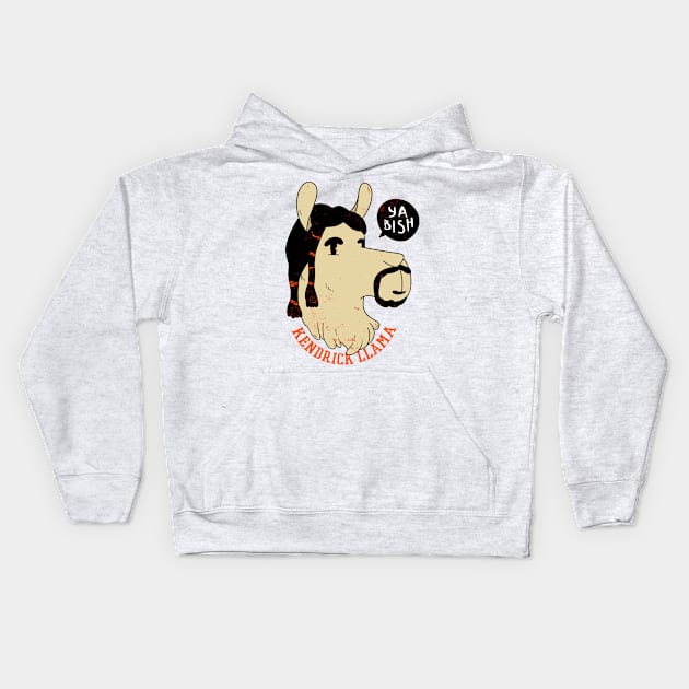 Kendrik LLama Shirt Kids Hoodie by A&P